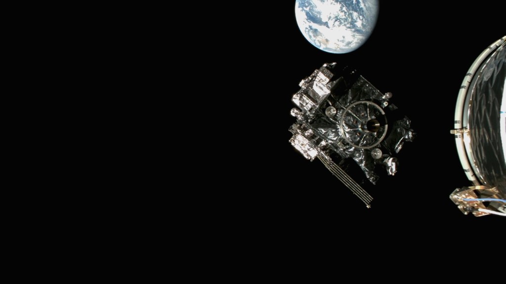 SpaceXâs Falcon Heavy rocket carries NOAAâs GOES-U satellite to geostationary orbit, about 22,236 miles above Earth, on Tuesday, June 25, 2024.