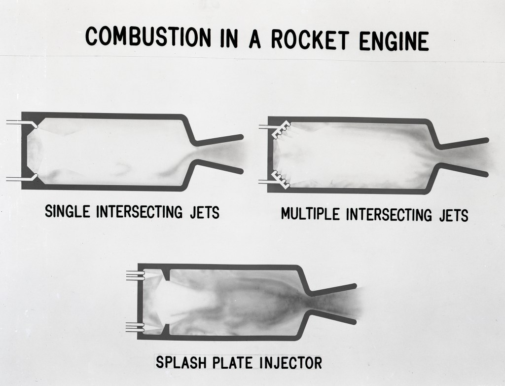 Rocket engine diagrams.