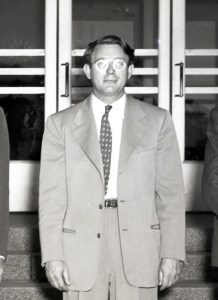 Man standing.