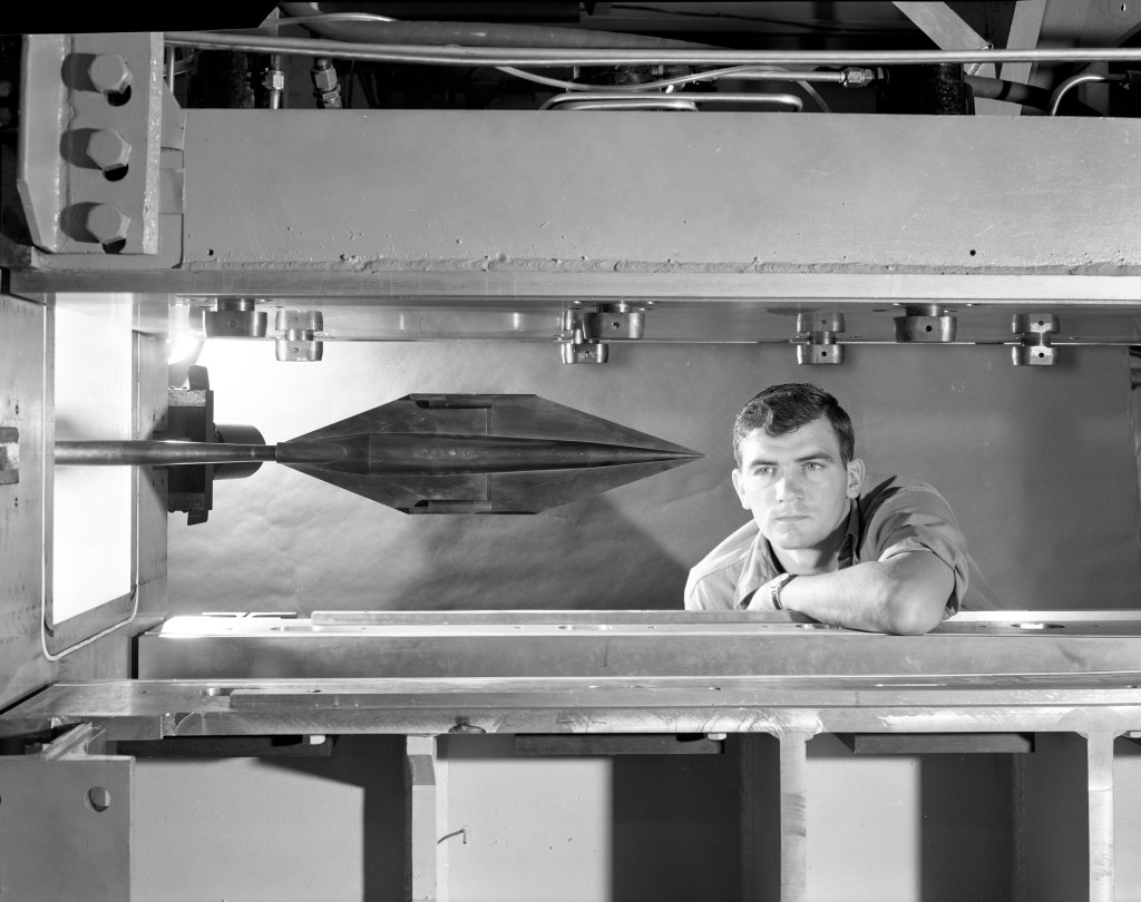 Small tunnel test section.