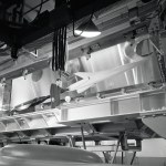 Model in wind tunnel
