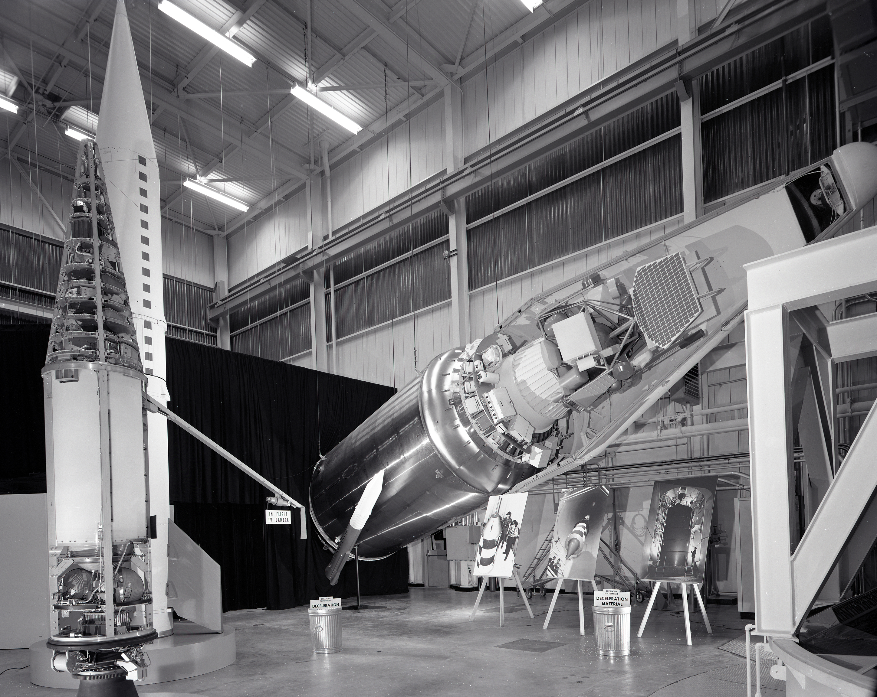 Rockets on display