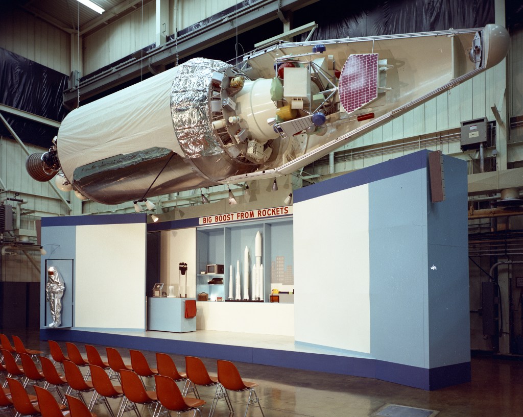 Rocket on display.