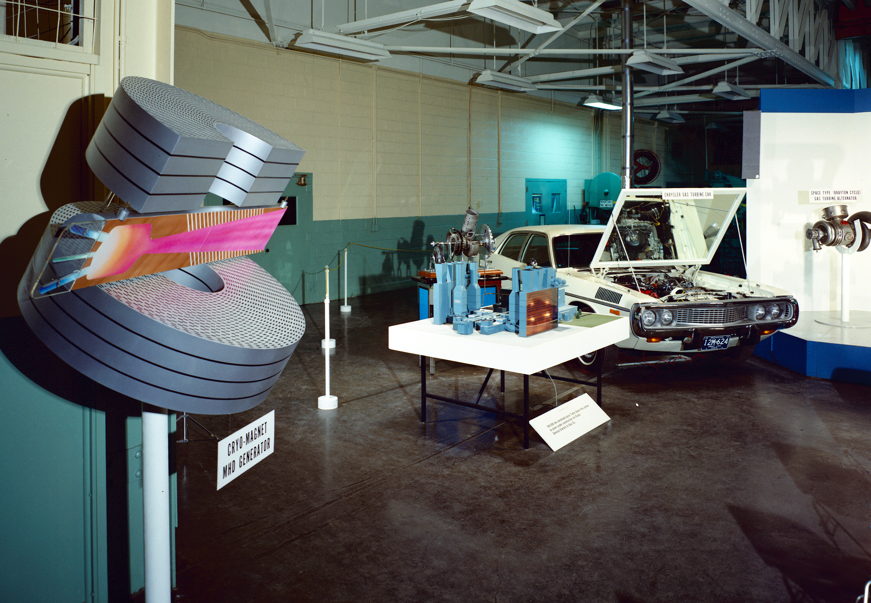 Car on display.