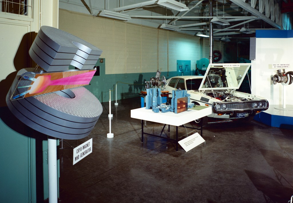 Car on display.