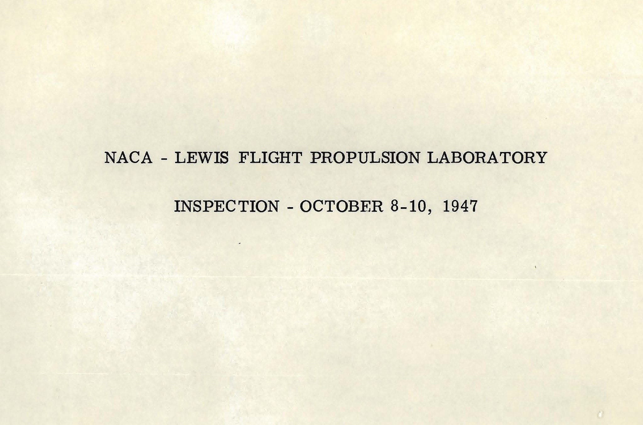 Cover of Inspection brochure.
