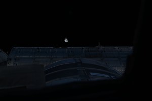 This view from a window on the cupola overlooks the Kibo laboratory module as Boeing's Starliner spacecraft carrying NASA astronauts Butch Wilmore and Suni WIlliams approaches the International Space Station.