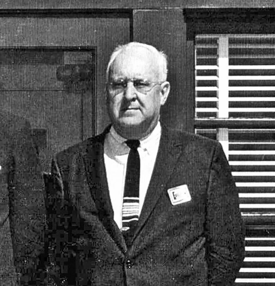 Man standing.