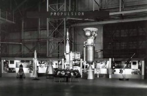 Exhibit in hangar.