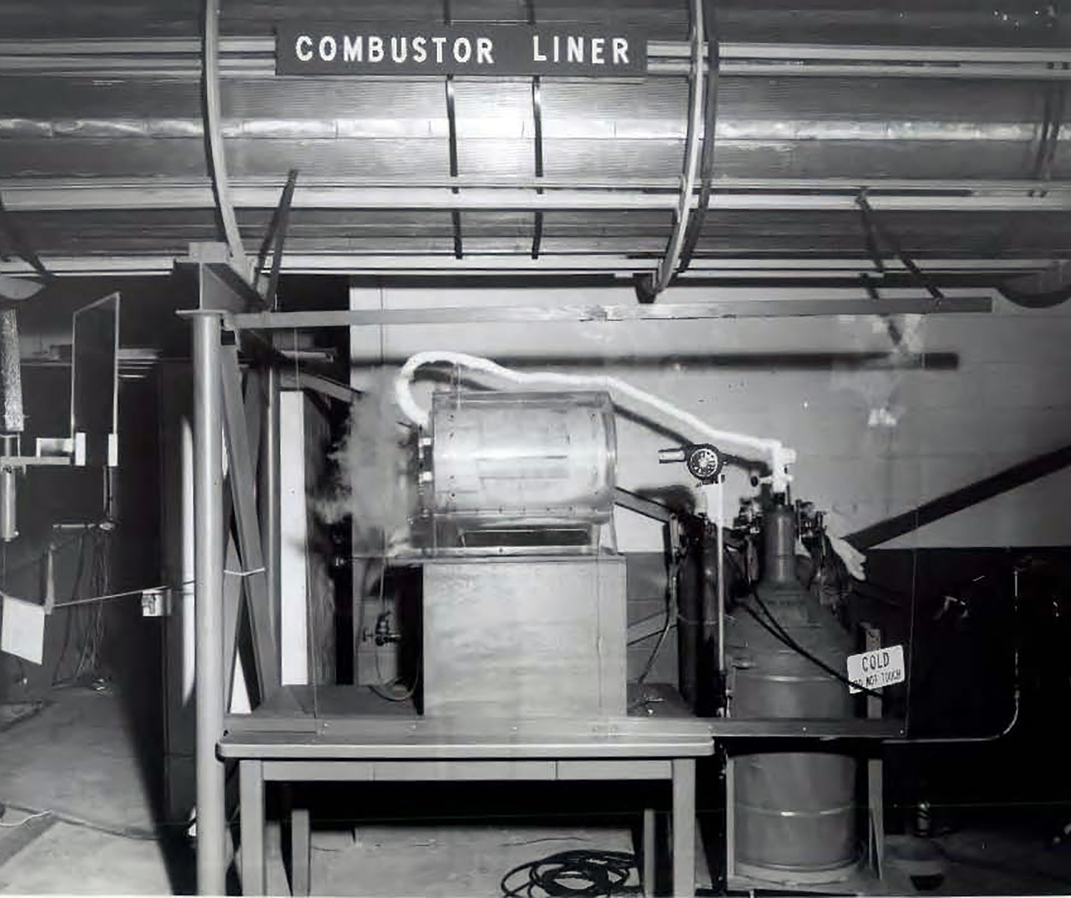 Combustion display.