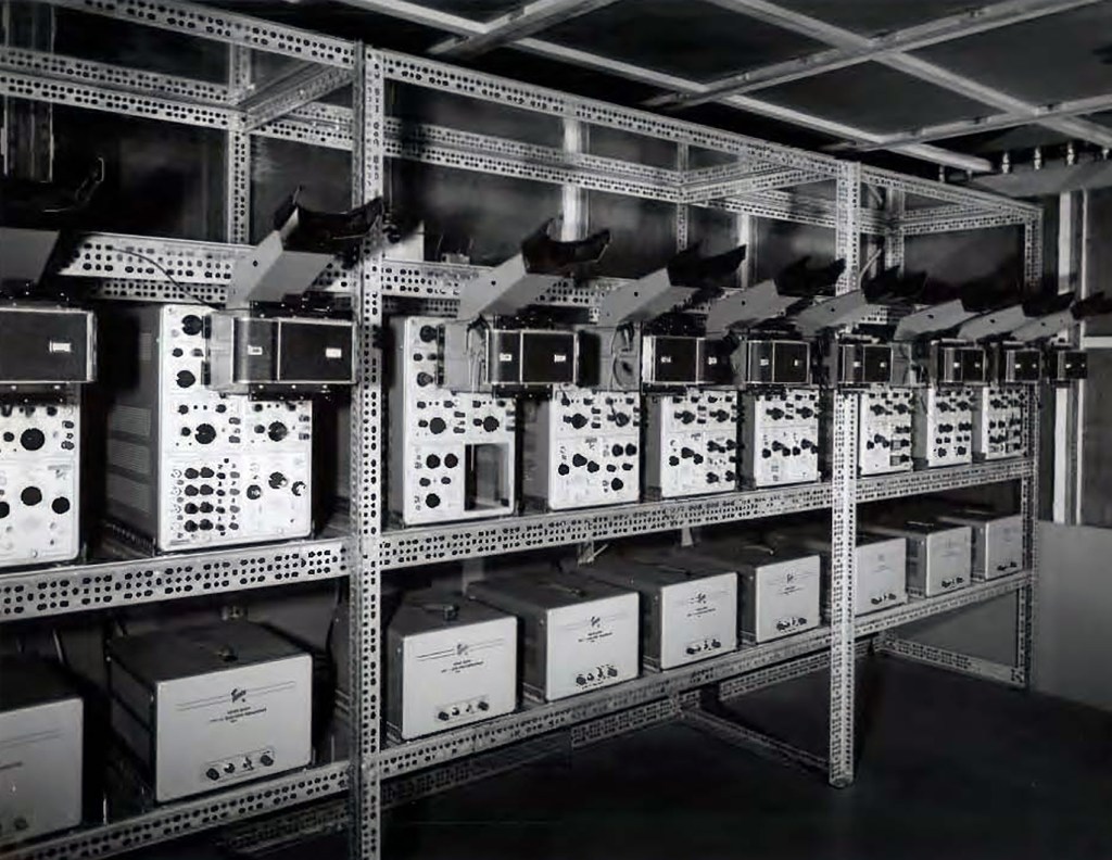 Equipment racks.
