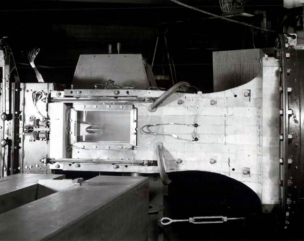 Wind tunnel test section.