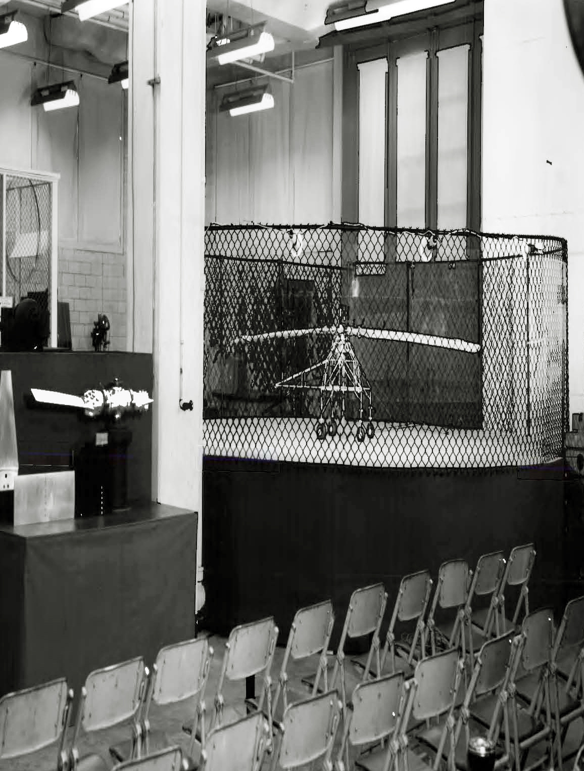 Rotor test equipment.