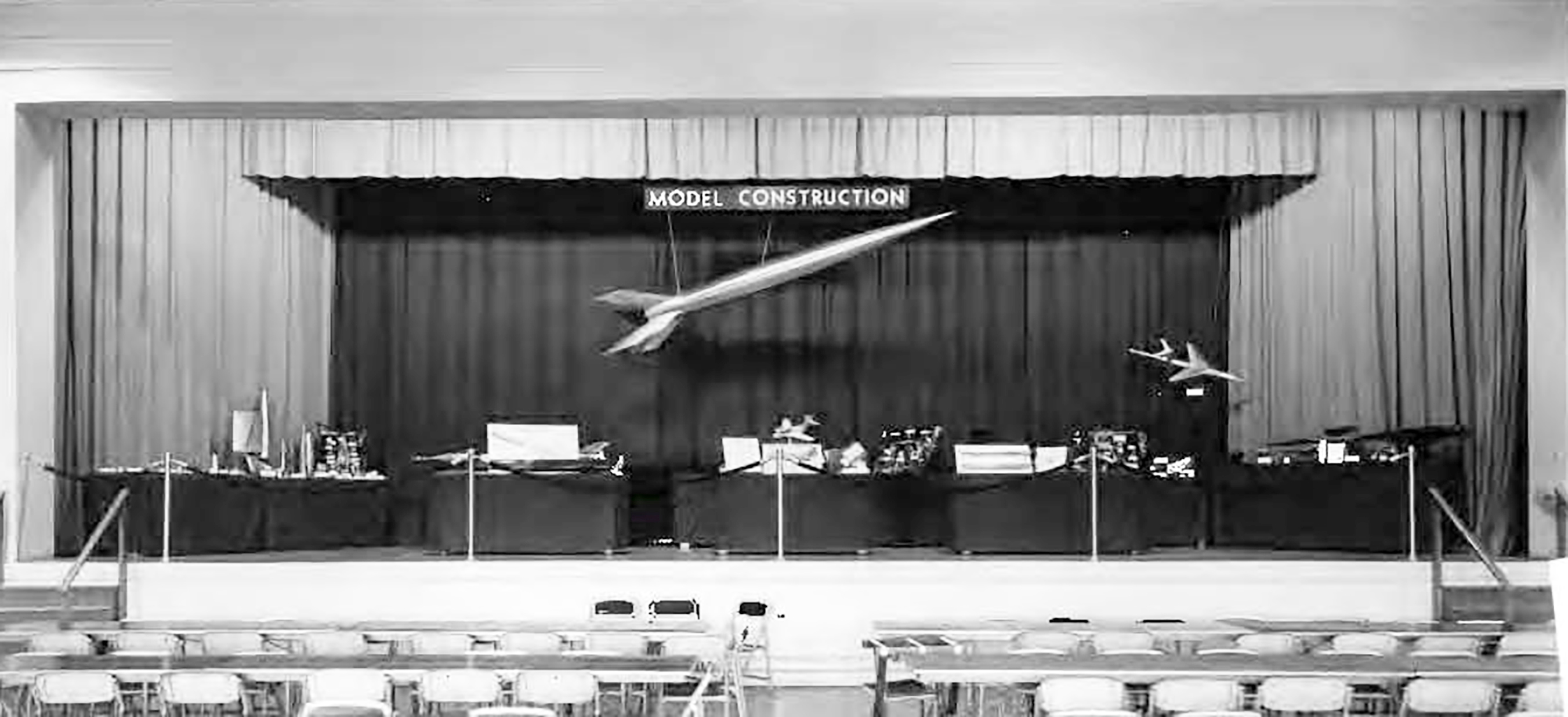 Models on display