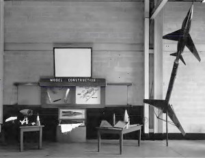 Exhibit with models.