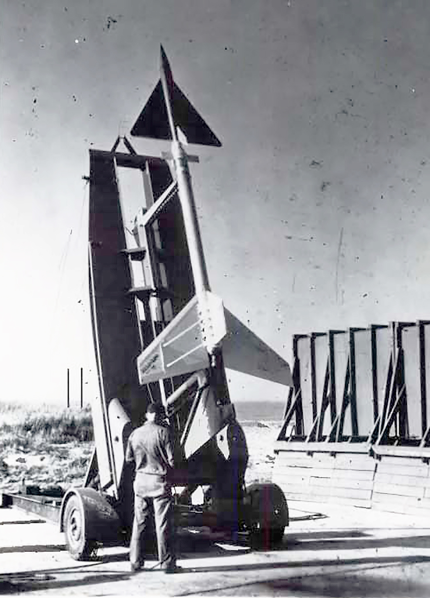 Small missile launcher.