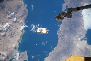 The International Space Station was orbiting 263 miles above the Gulf of California just after the Canadarm2 robotic arm jettisoned the ILLUMA-T laser communications experiment into Earth orbit following the completion of its science operations and its removal from the Kibo laboratory module. ILLUMA-T was delivered to the space station aboard the SpaceX Dragon cargo craft on Nov. 11, 2023 and installed on Kibo's external science pallet, or Exposed Facility, the following day.