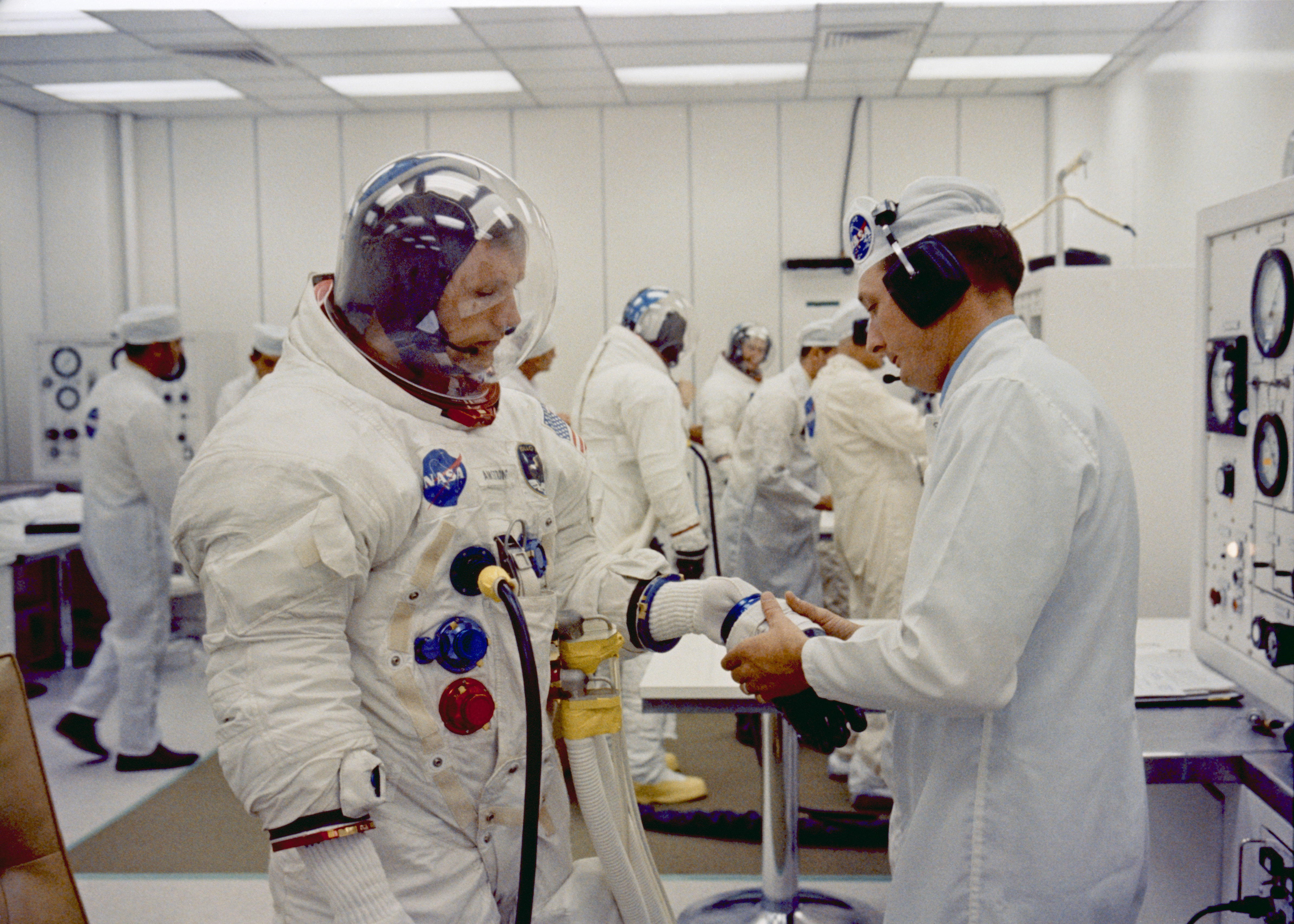 Proper attire for lunar travel