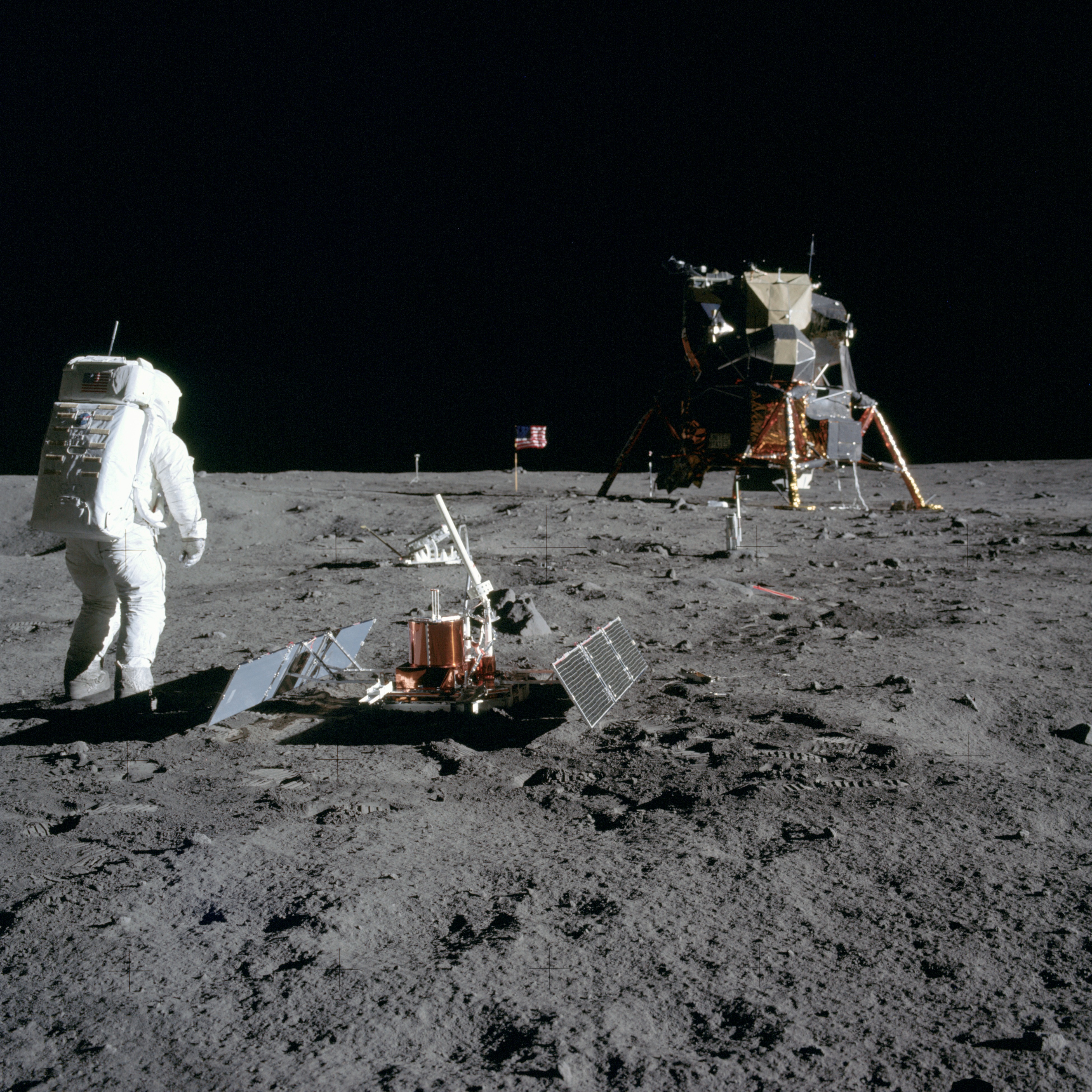 Buzz, the seismometer, and the LM