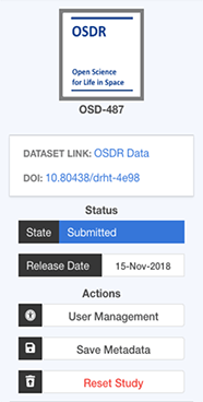 Image of the Biological Data Submission Portal.