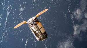 Northrop Grumman's Cygnus cargo craft, carrying 8,200 pounds of science and supplies, approaches the International Space Station for a capture with the Canadarm2 robotic arm commanded by Expedition 71 Flight Engineer Matthew Dominick of NASA. The maneuver marked the 50th free-flying capture for the Canadarm2 robotic arm.