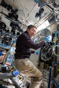 NASA astronaut and Expedition 71 Flight Engineer Mike Barratt swaps sample cartridges inside the Materials Science Laboratory (MSL), a research furnace facilitating discoveries of new and improved materials as well as new uses for existing materials such as metals, alloys, polymers, and more. The MSL is located inside the International Space Station's Destiny laboratory module.