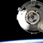 The uncrewed Starliner spacecraft backs away from the International Space Station shortly undocking from the Harmony module. Credit: NASA+