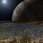 Simulated View from Europa's Surface