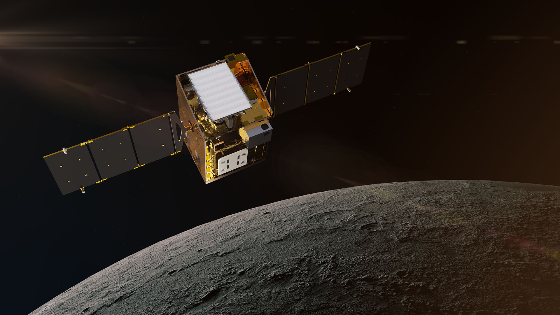 NASA’s Lunar Trailblazer in Orbit Around the Moon
