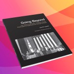 Graphic featuring the monograph Going Beyond by John Logsdon