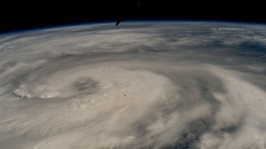 iss072e001649 (Sept. 25, 2024) -- Hurricane Helene is pictured from the International Space Station as it orbited 257 above the Gulf of Mexico off the coast of Mississippi.