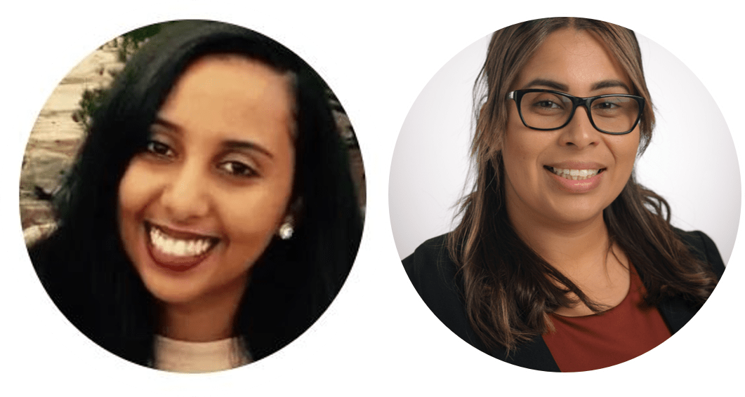 Images of Samrawit (Sam) Gebre, Project Manager and Danielle Lopez, Deputy Project Manager of OSDR