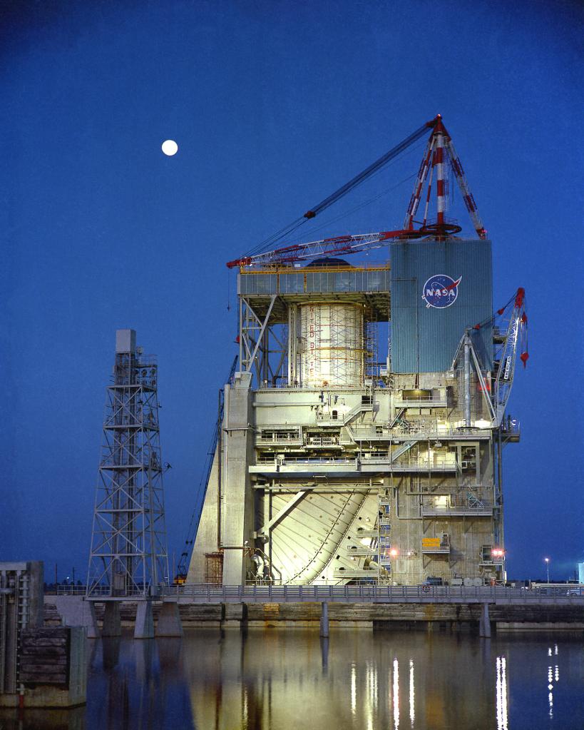 he A-2 Test Stand at NASA’s Stennis Space Center, then-Mississippi Test Facility, on April 17, 1966