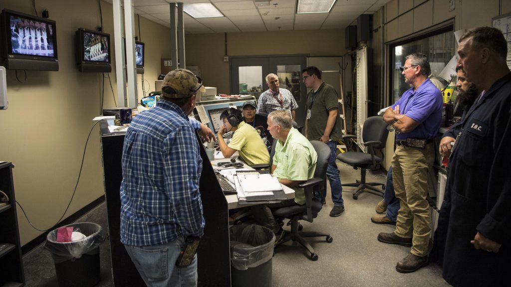 Operators at NASA’s High Pressure Gas Facility conduct a critical stress test