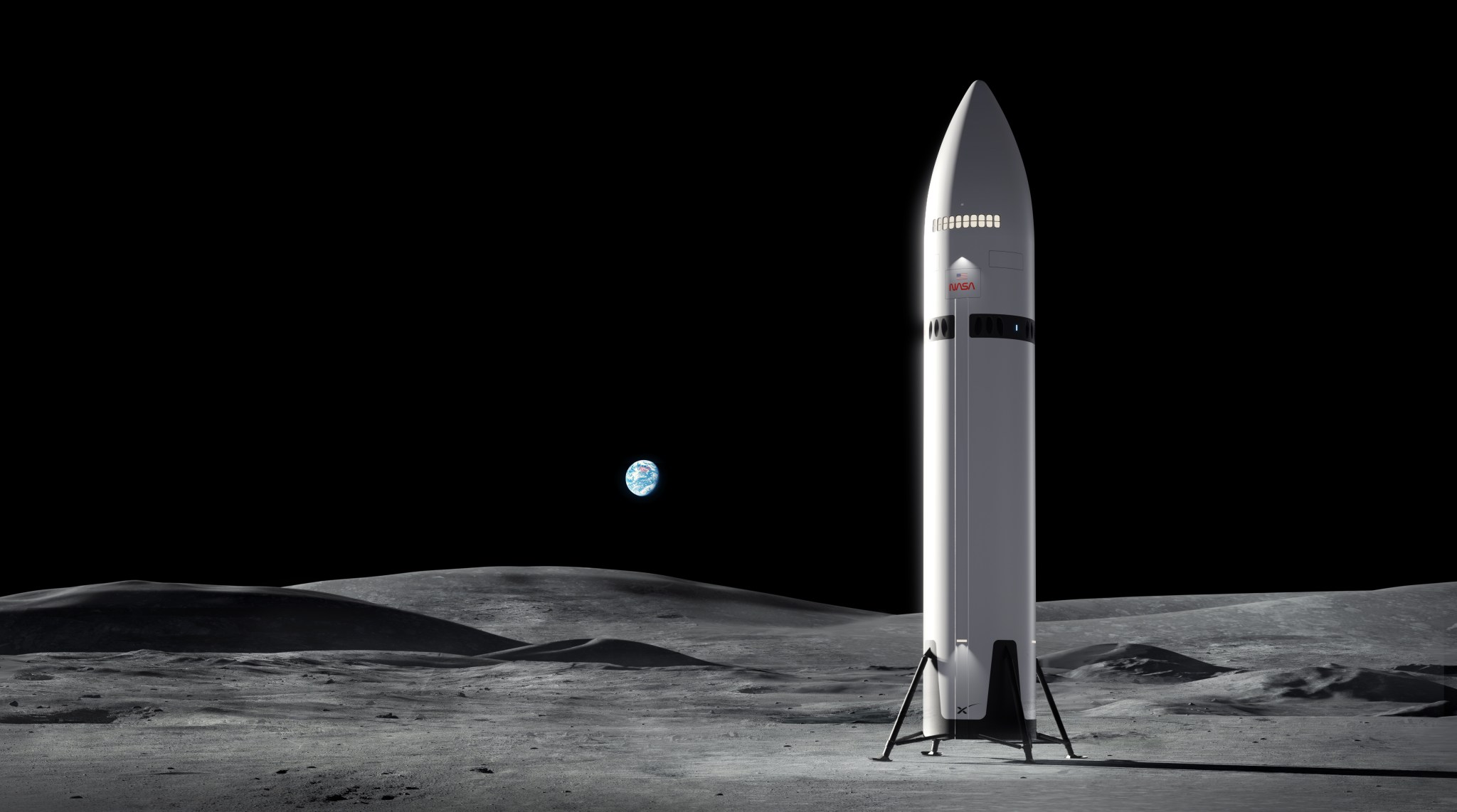 SpaceX Starship Human Landing System representing the next era of space exploration