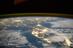 iss072e189824 (Nov. 17, 2024) -- As the International Space Station soared 257 miles above, NASA astronaut Suni Williams captured this image of Florida at night. City lights illuminate the state and both the Gulf and Atlantic coasts are visible in this image.