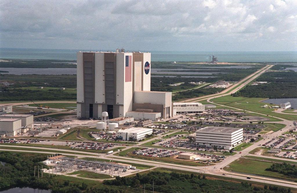 Aerial view of KSC building