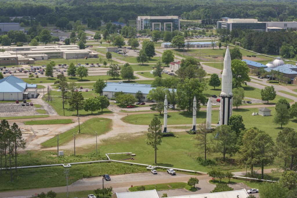 Aerial view of Marshall