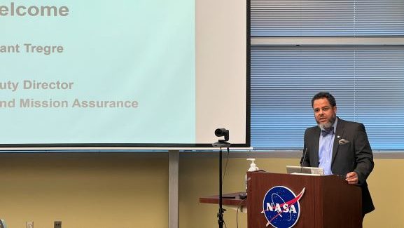 Grant Tregre speaks at the Voluntary Protection Program Council Meeting