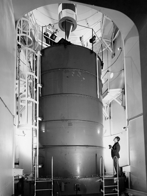 View of the decelerator at the bottom of the Zero Gravity Research Facility