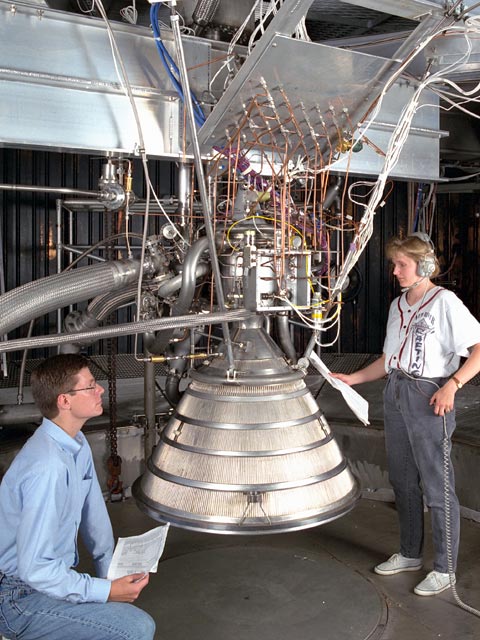 McDonald Douglas Delta 3 engine test