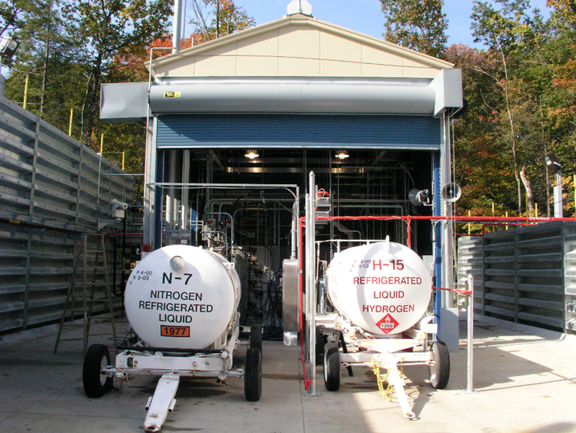 Cryogenics Components Lab 7 test cell, external view.