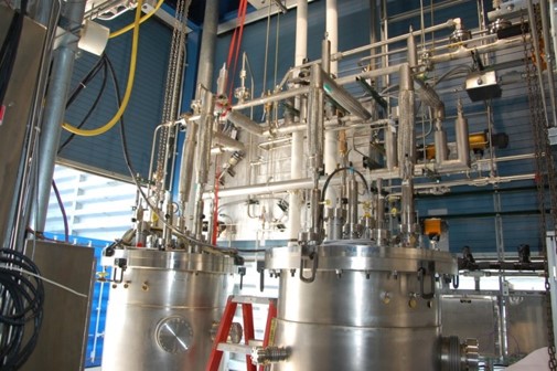 Cryogenics Components Lab 7 test cell, internal view.