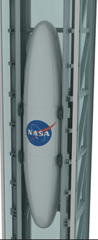 Payload vehicle for the conceptual Electro-Motive Drop Tower