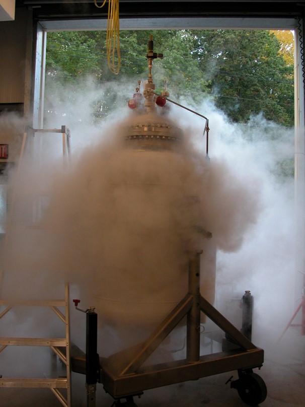 Cold Shocking of SMiRF Test Vessel.