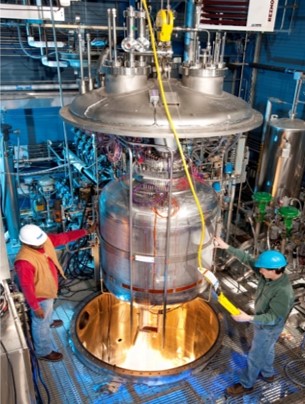 Installation of Test Article into SMiRF Vacuum Chamber.
