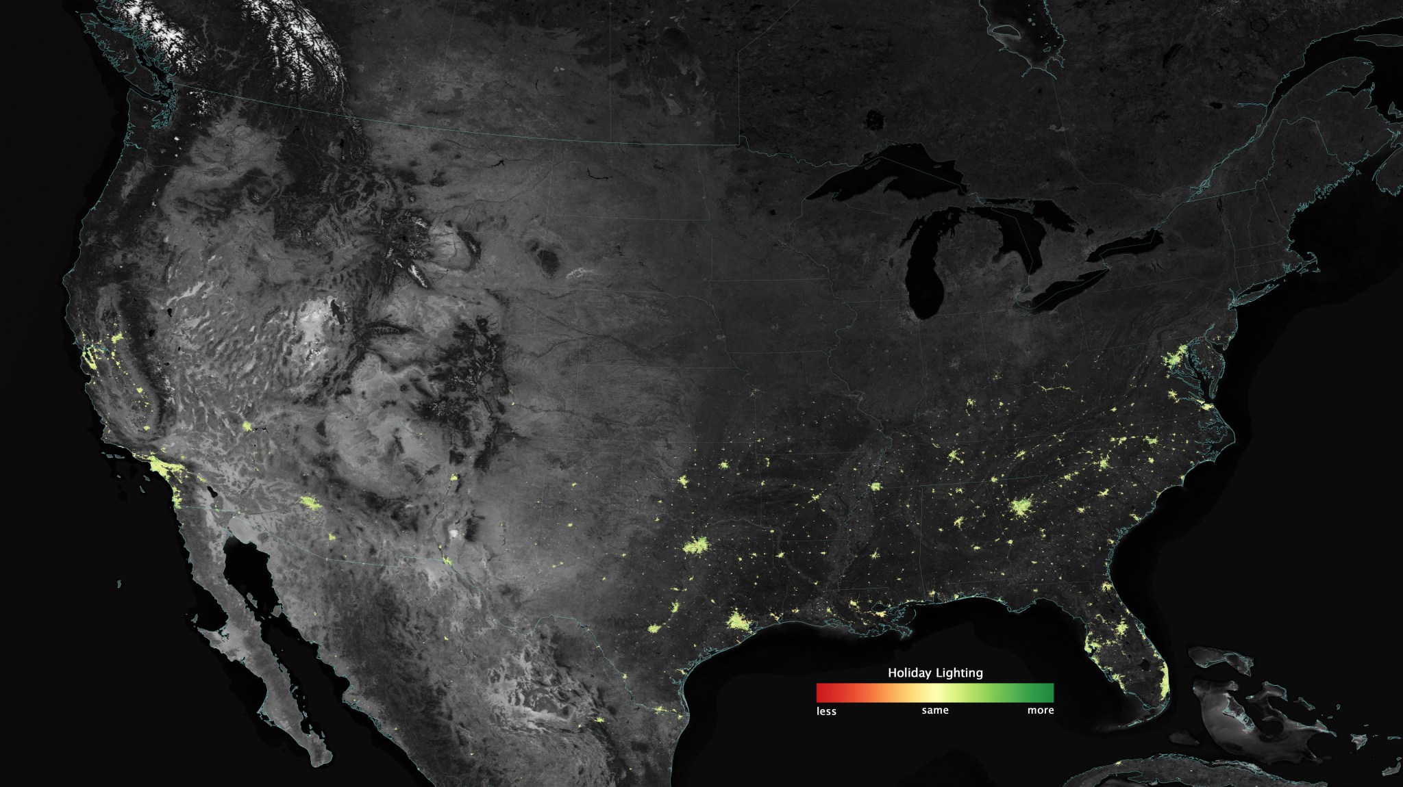 grayscale map of 48 contiguous U.S. states