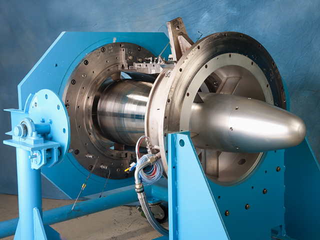 Number 76 Bladeless Compressor for the W-7 Multistage Compressor Facility