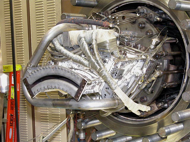 General Electric test in the Advanced Subsonic Combustion Rig