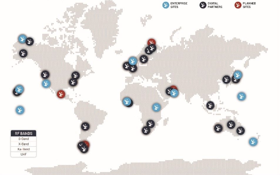world map with locations marked